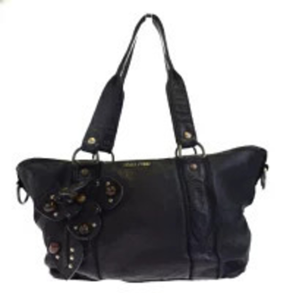 Miu Miu shoulder bag Handbag embellishments black leather
